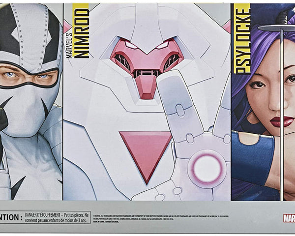 2020 Hasbro Psylocke, Nimrod and Fantomex Action Figure Set