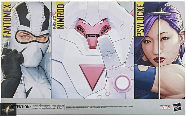 2020 Hasbro Psylocke, Nimrod and Fantomex Action Figure Set
