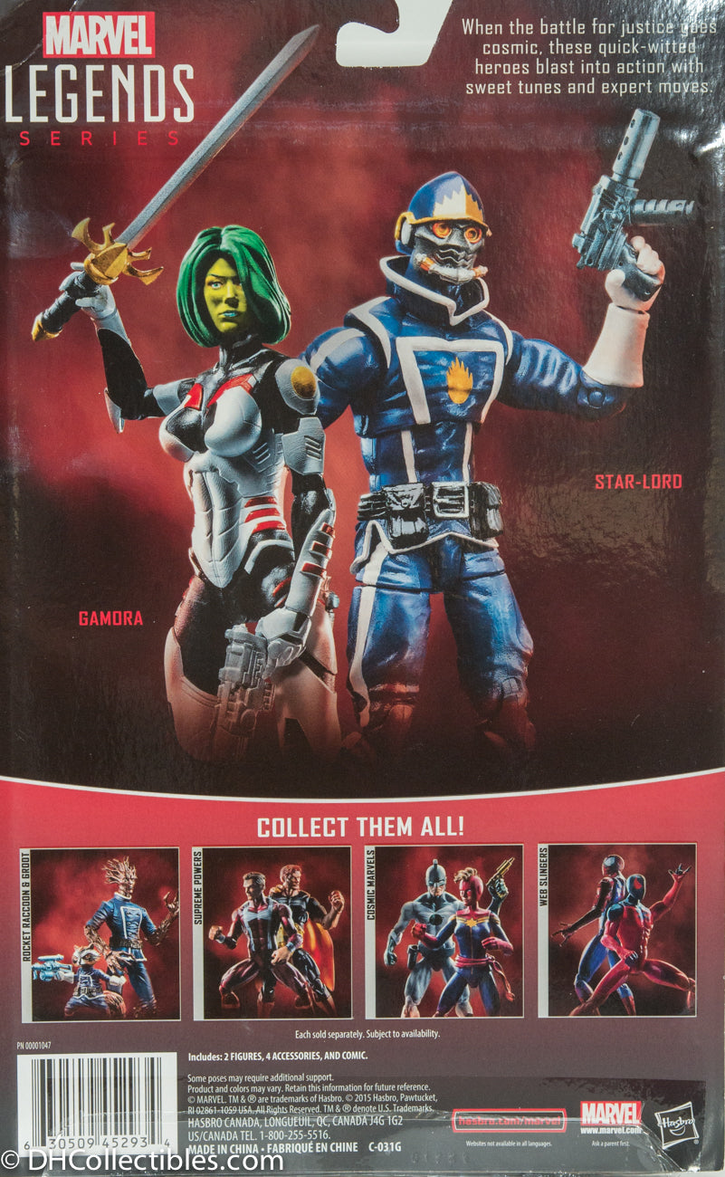 2015 Marvel Legends Gamora & Star Lord 2-Pack Action Figures