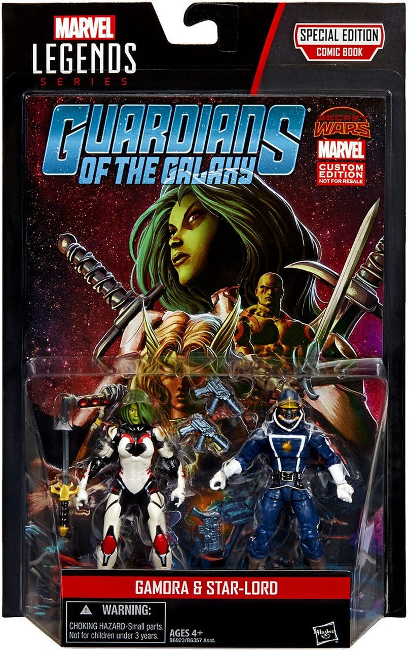 2015 Marvel Legends Gamora & Star Lord 2-Pack Action Figures