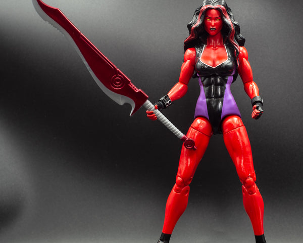2012 Marvel Legends - Red She-Hulk Action Figure - Loose