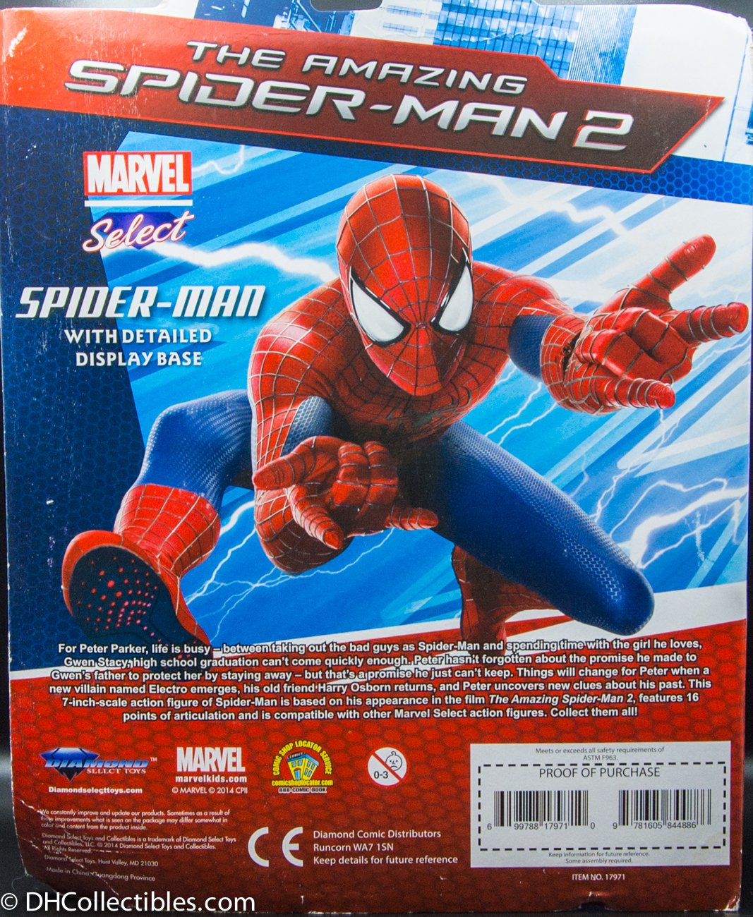 2014 Diamond Select Marvel Select Spider-Man Collector Edition 6 Inch Action Figure