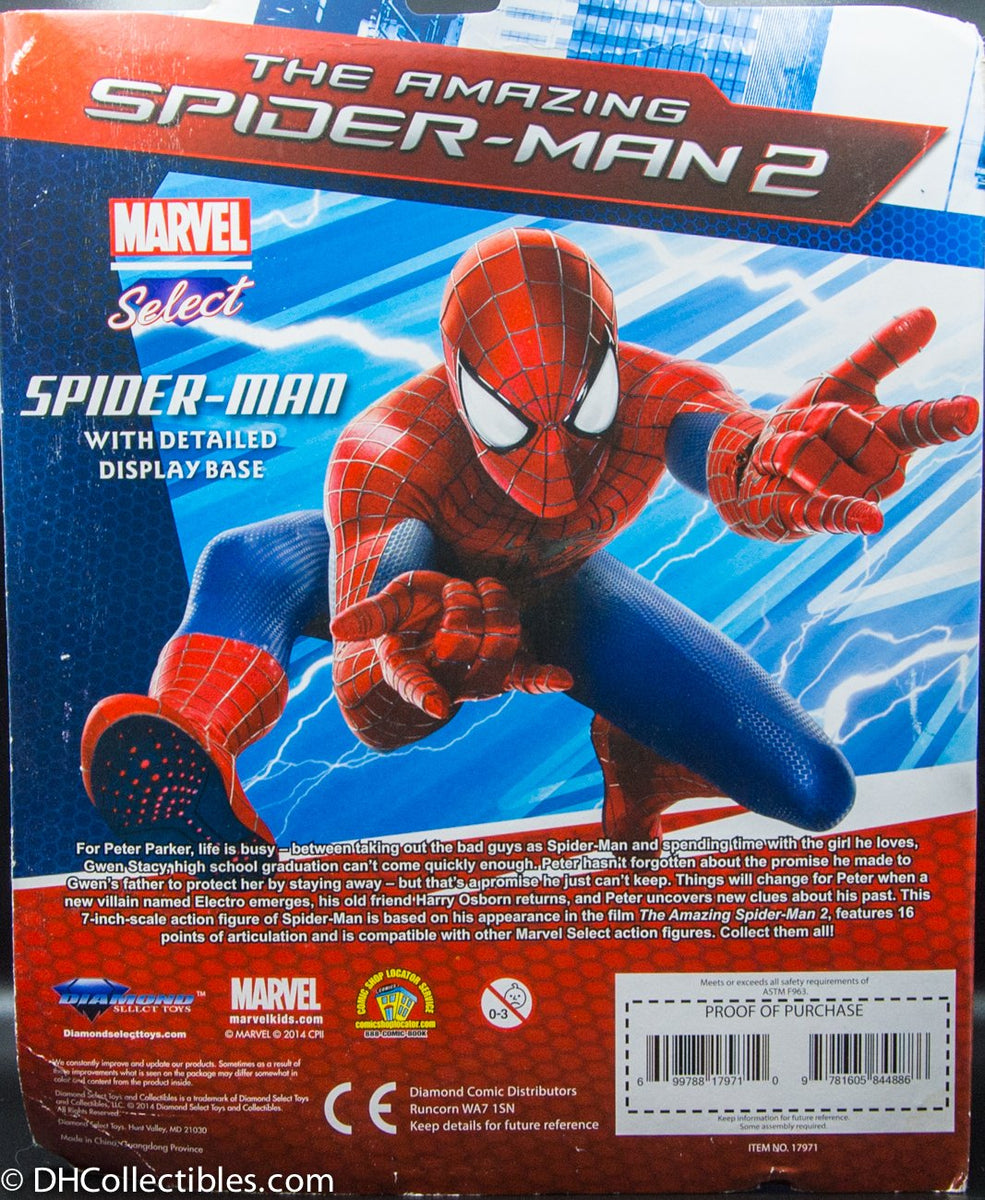 2014 Diamond Select Marvel Select Spider-Man Collector Edition 6 Inch ...