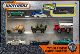 2016 Matchbox 9-Car Gift Pack (With Exclusive Cadillac Fleetwood) Die Cast Model Cars