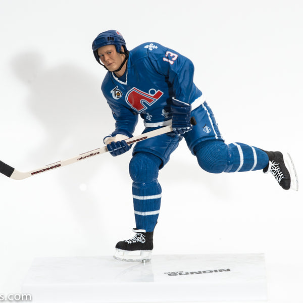2008 McFarlane NHL Sports Picks Series 18 Mats Sundin Quebec Nordiques Blue Jersey - Loose