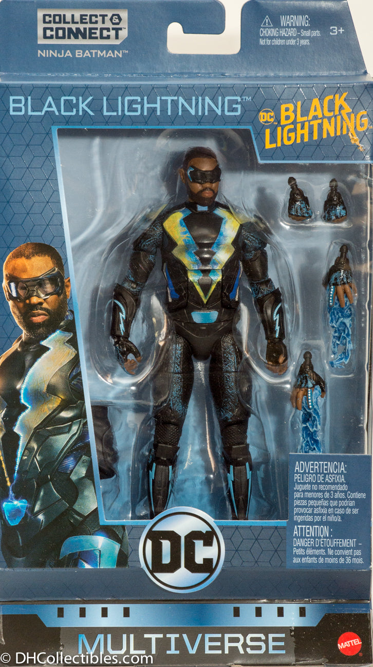2018 Mattel DC Comics Multiverse Wave 11 ( BAF Ninja Batman) Black Lightning 6" Action Figure