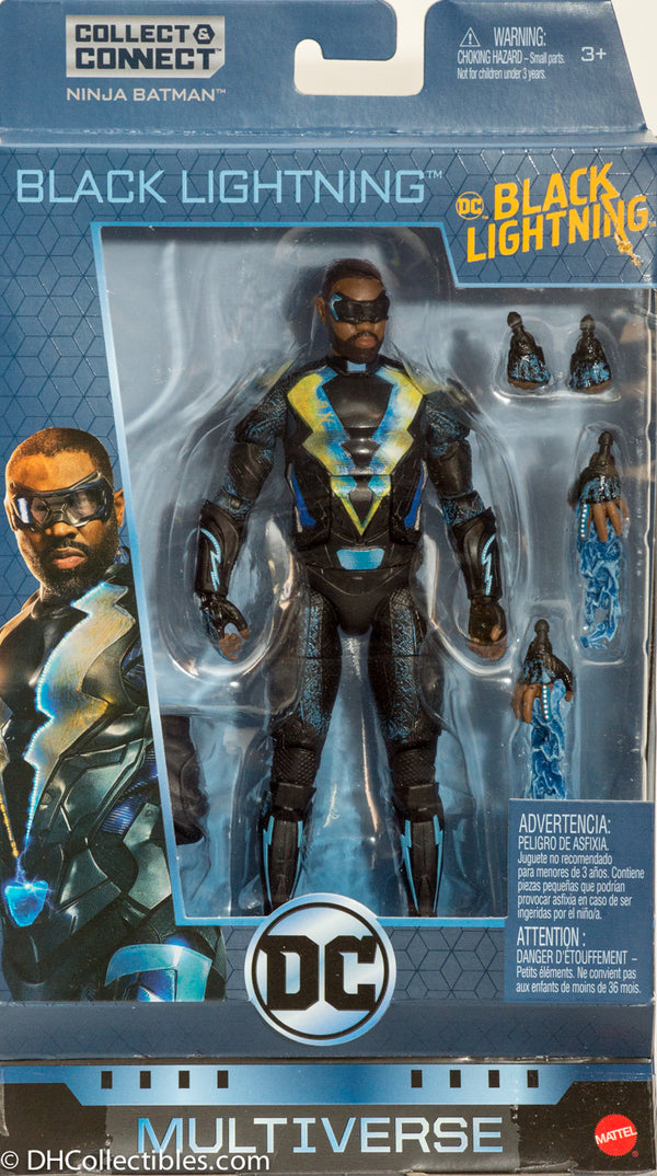 2018 Mattel DC Comics Multiverse Wave 11 ( BAF Ninja Batman) Black Lightning 6" Action Figure