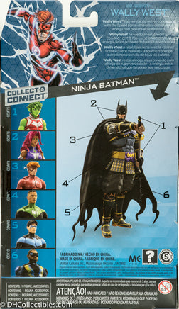 2018 Mattel DC Comics Multiverse Wave 11 ( BAF Ninja Batman) Wally West 6" Action Figure