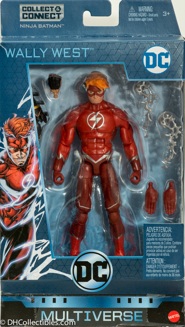 2018 Mattel DC Comics Multiverse Wave 11 ( BAF Ninja Batman) Wally West 6" Action Figure