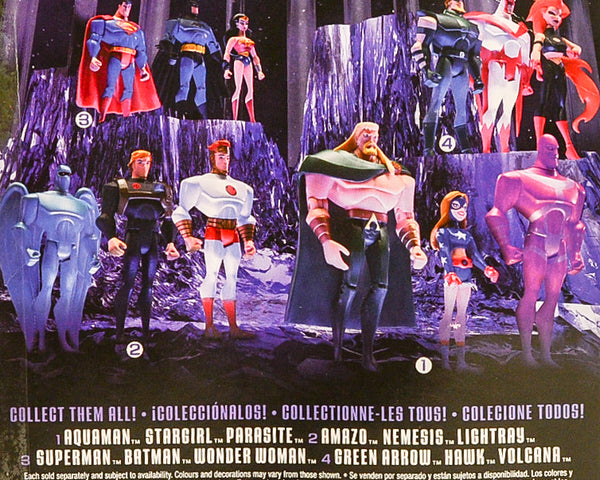2006 Justice League Unlimited DC Super Heroes Batman, Shining Knight & Zatanna Action Figures