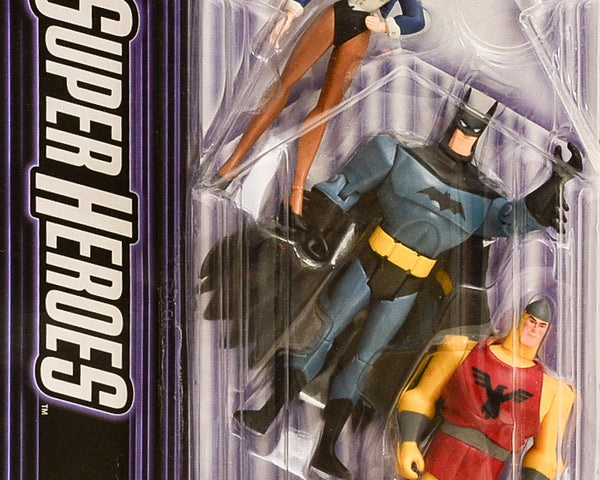 2006 Justice League Unlimited DC Super Heroes Batman, Shining Knight & Zatanna Action Figures