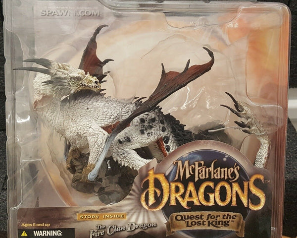 2004 McFarlane's Dragons: Quest for the Lost King - Fire Clan Dragon -  Action Figure