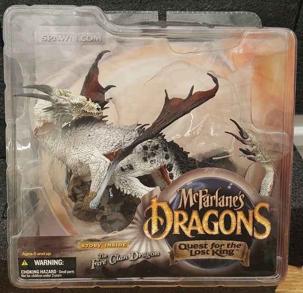 2004 McFarlane's Dragons: Quest for the Lost King - Fire Clan Dragon -  Action Figure