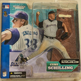 2002 McFarlane MLB Sports Picks Series 3 Curt Schilling Action Figure with White Jersey Action Figure