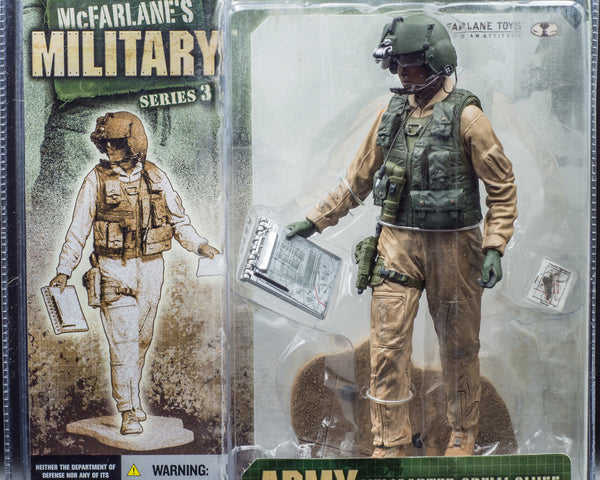 2006 McFarlane Military Series 3 Army Helicopter Female Crew Chief African American - Action Figure