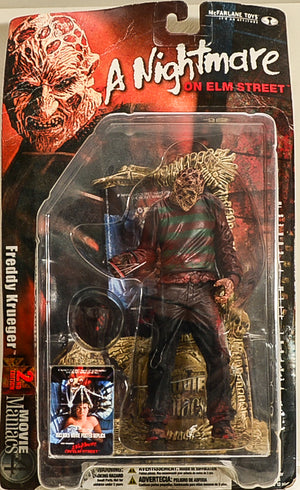 2001 Movie Maniacs 4: Freddy Krueger A Nightmare On Elm Street Action Figure