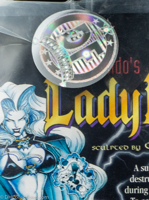 1997 Moore Action Collectibles Lady Death - Action Figure - Signed with Certificate of Authenticity