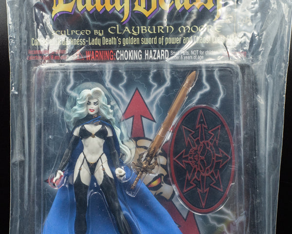 1997 Moore Action Collectibles Lady Death - Action Figure - Signed with Certificate of Authenticity