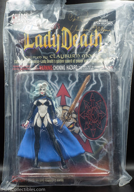 1997 Moore Action Collectibles Lady Death - Action Figure - Signed with Certificate of Authenticity