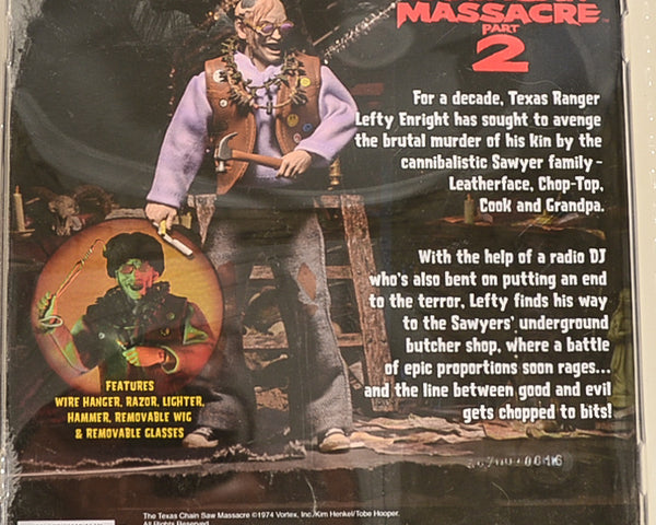 2016 NECA Texas Chainsaw Massacre Part 2 "CHOP-TOP" 8" Action Figure