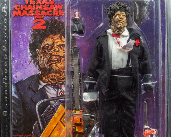 NECA Texas Chainsaw Massacre Part 2 Leatherface Clothed - 8" Action Figure