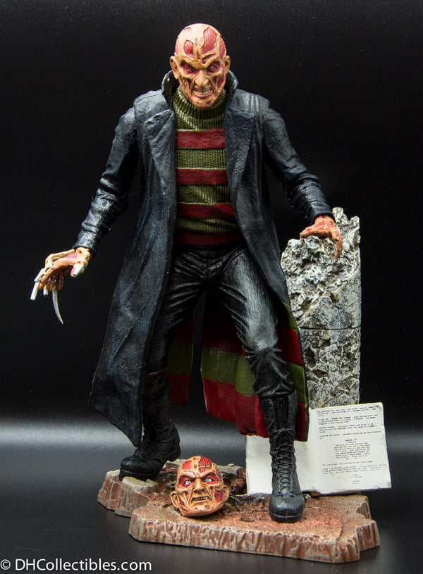2015 NECA Cult Classics New Nightmare Freddy Krueger w/ Movie Script - Loose
