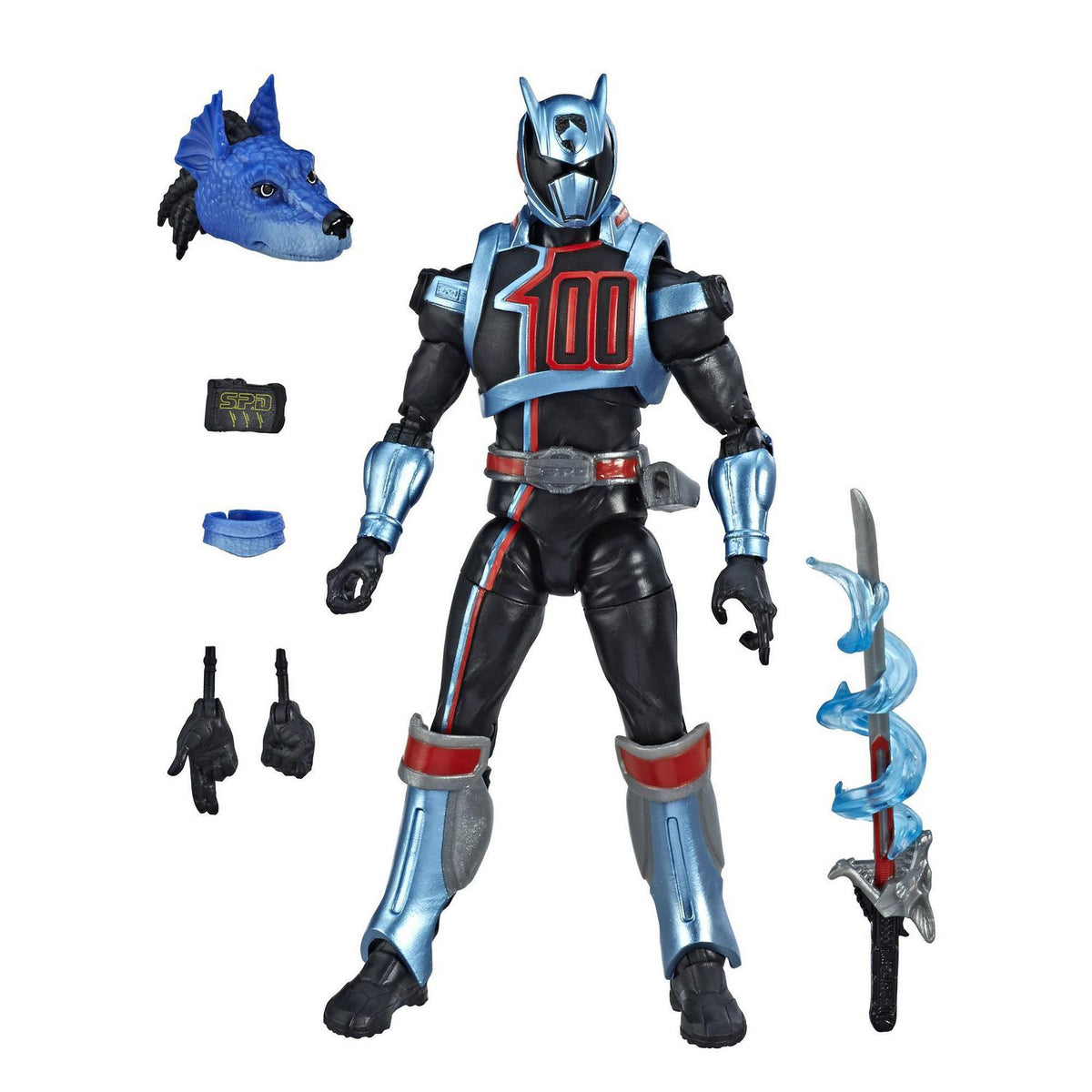 2018 Hasbro Power Rangers Lightning Collection SPD Shadow Ranger Action Figure
