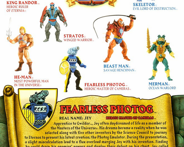 2012 Masters of the Universe Classics Fearless Photog Action Figure