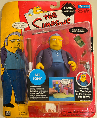 Playmates - The Simpsons - Interactive Fat Tony - Action Figure