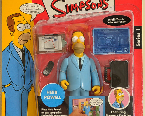Playmates - The Simpsons - Interactive Herb Powell - Action Figure