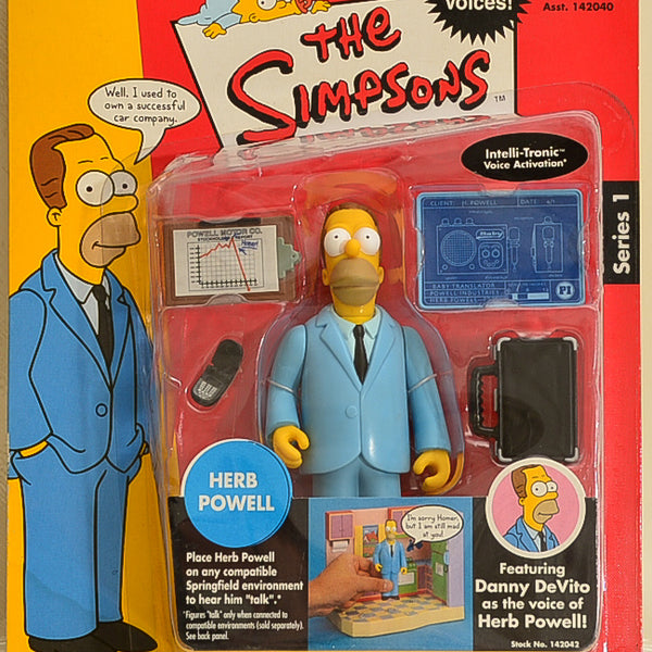 Playmates - The Simpsons - Interactive Herb Powell - Action Figure