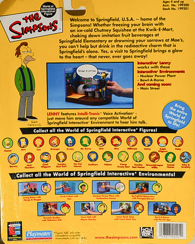 2001 Playmates The Simpsons Intelli-Tronic Series 4 Lenny Action Figure