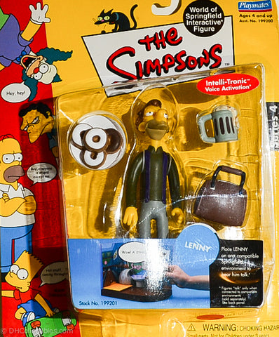 2001 Playmates The Simpsons Intelli-Tronic Series 4 Lenny Action Figure