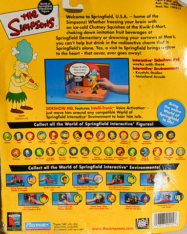 2001 Playmates The Simpsons Intelli-Tronic Sideshow Mel Action Figure