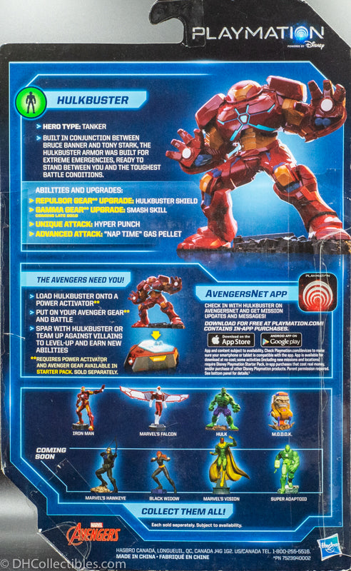 2015 Playmation Marvel Avengers Hulkbuster Hero Smart  - Action Figure