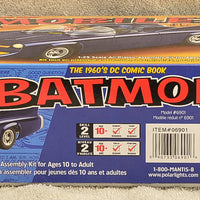 2002 Polar Lights Batman Batmobile The 1960s DC Car Plastic Model Kit 1:25 Scale