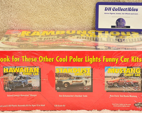 Polar Lights Gene Snows Rambunctious Funny Car Plastic Model Kit 1:25 Scale