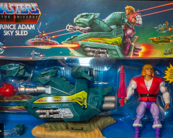 2020 Mattel Masters of the Universe Prince Adam Sky Sled Action Figure
