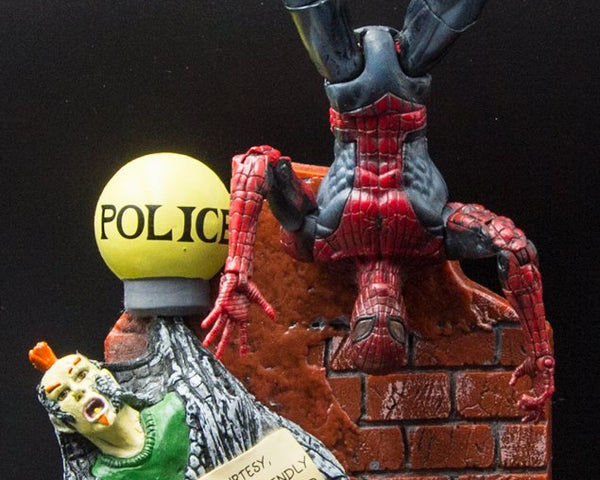 2002 Toy Biz Marvel Light Up Spider Sense Spider-Man - Action Figure RARE Loose