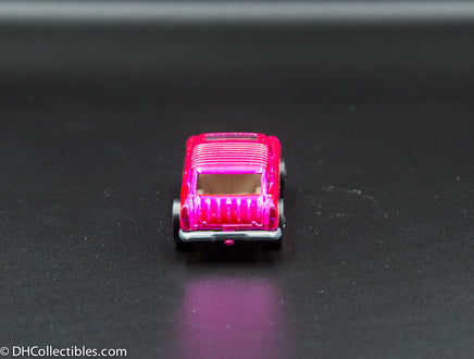 1970 Hot Wheels Redline Classic Nomad Hot Pink with White Interior Flower Power