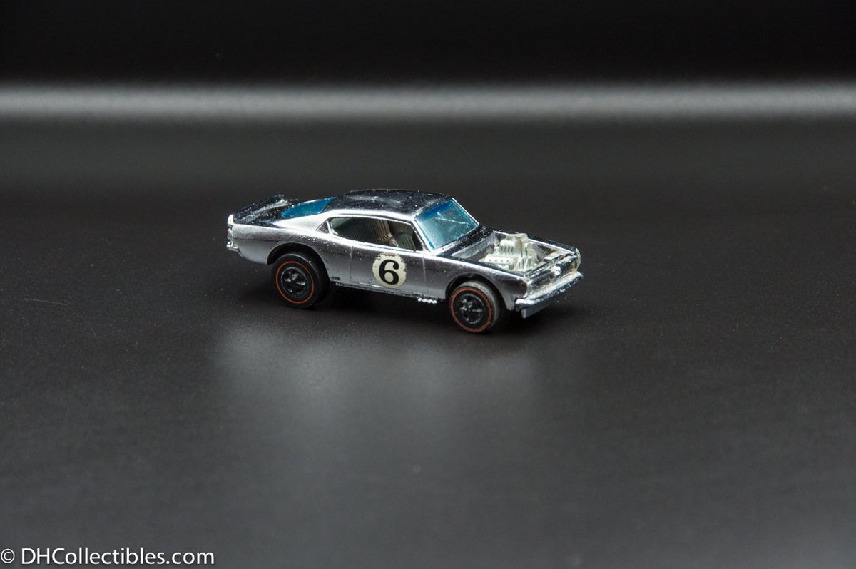 1970 Hot Wheels Redline King Kuda Chrome Club Car