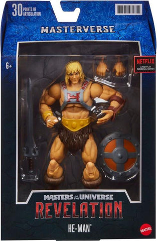 2021 Masters of the Universe: Revelation Masterverse He-Man Action Figure DH Collectibles
