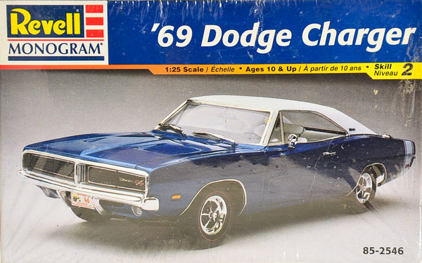 Revell '69 Dodge Charger Plastic Model Kit 1:25 Scale