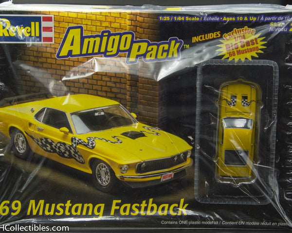 2001 Revell '69 Mustang Fastback Amigo Pack 1:25 / 1:64 Model Kit