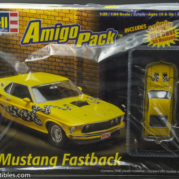 2001 Revell '69 Mustang Fastback Amigo Pack 1:25 / 1:64 Model Kit