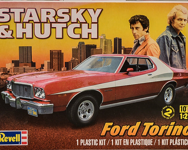 2015 Starsky & Hutch 1976 Ford Gran Torino Plastic Model 1:25 Scale