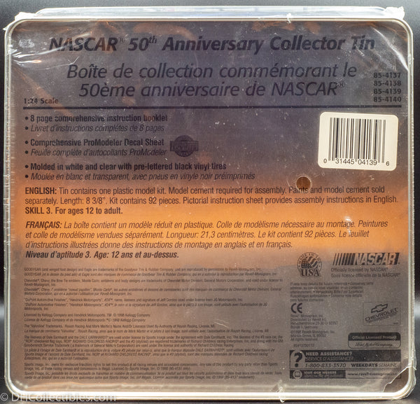 Revell Nascar 50th Anniversary Collector Tin Terry Labonte #5 Kelloggs Corn Flakes 1:24 Scale Plastic Model Kit - Includes Tin Case