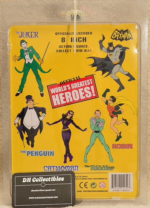 Figures Toy Co Series 1 The Riddler Action Figure 8" Mego Retro