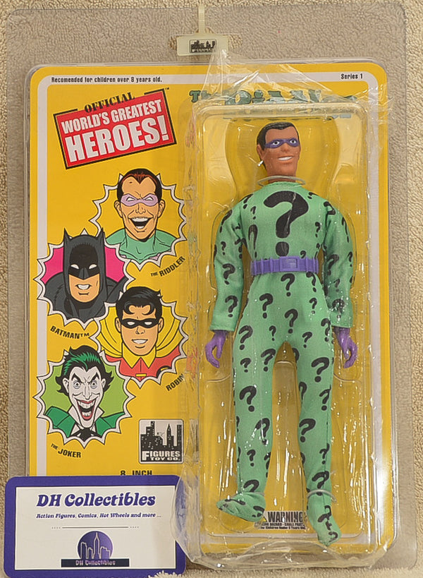 Figures Toy Co Series 1 The Riddler Action Figure 8" Mego Retro
