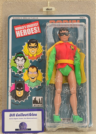 Figures Toy Co  World's Greatest Heroes  - Robin - Series 1 Action Figure 8" Mego Retro